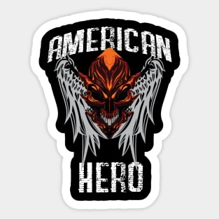American Hero T-Shirt Sticker